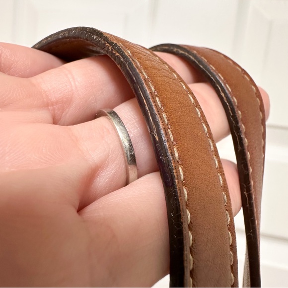 Coach Gallery Vintage Tote in Mini Signature Jacquard with Brown Leather Trim - Picture 7 of 13